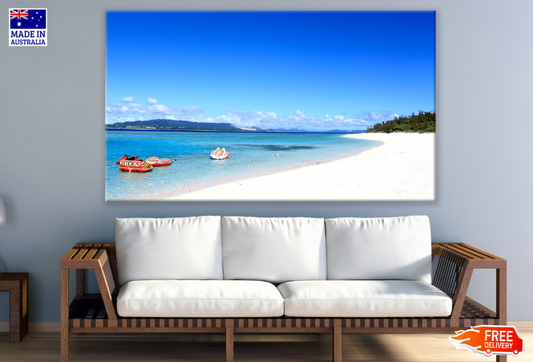 Sea Shore & Sky View Print 100% Australian Made