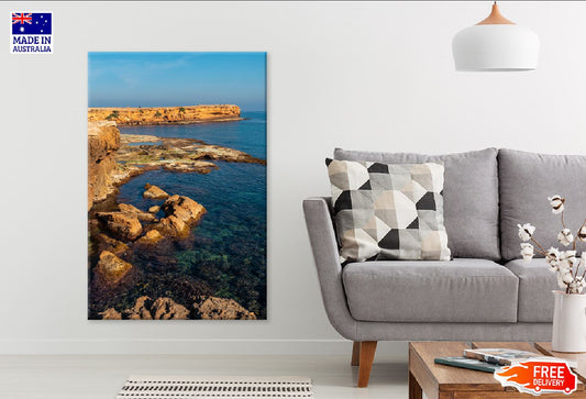 Rocks on Los Locos Beach View Photograph Print 100% Australian Made