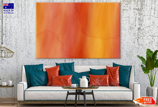 Orange & Red Abstract Design Print 100% Australian Made