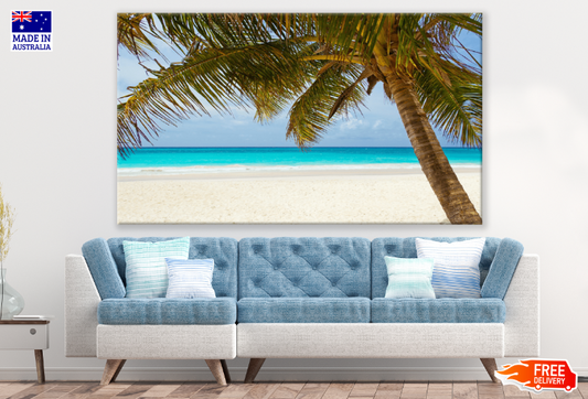 Palm Tree & Sea View Photograph Print 100% Australian Made