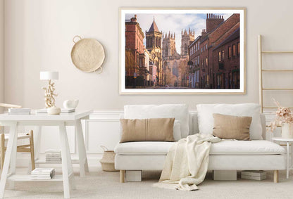 Morning York Minster Cathedral Photograph Home Decor Premium Quality Poster Print Choose Your Sizes