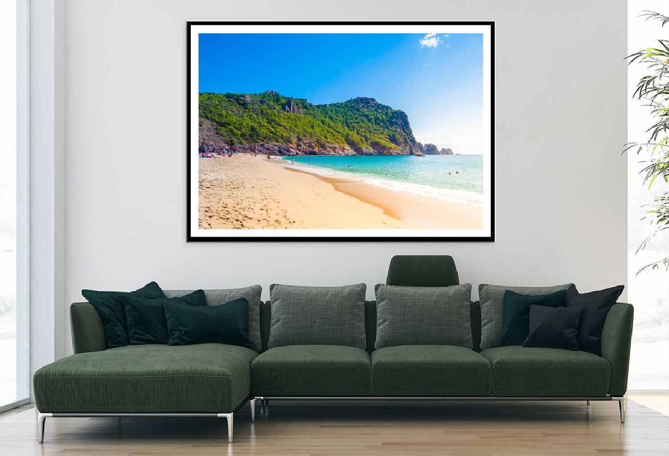 Cleopatra Sea with Cliff View Photograph Home Decor Premium Quality Poster Print Choose Your Sizes