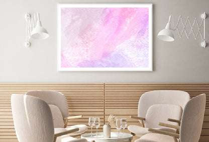 White Purple & Pink Abstract Design Home Decor Premium Quality Poster Print Choose Your Sizes
