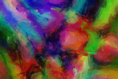 Colorful Paints Abstract Design Print 100% Australian Made