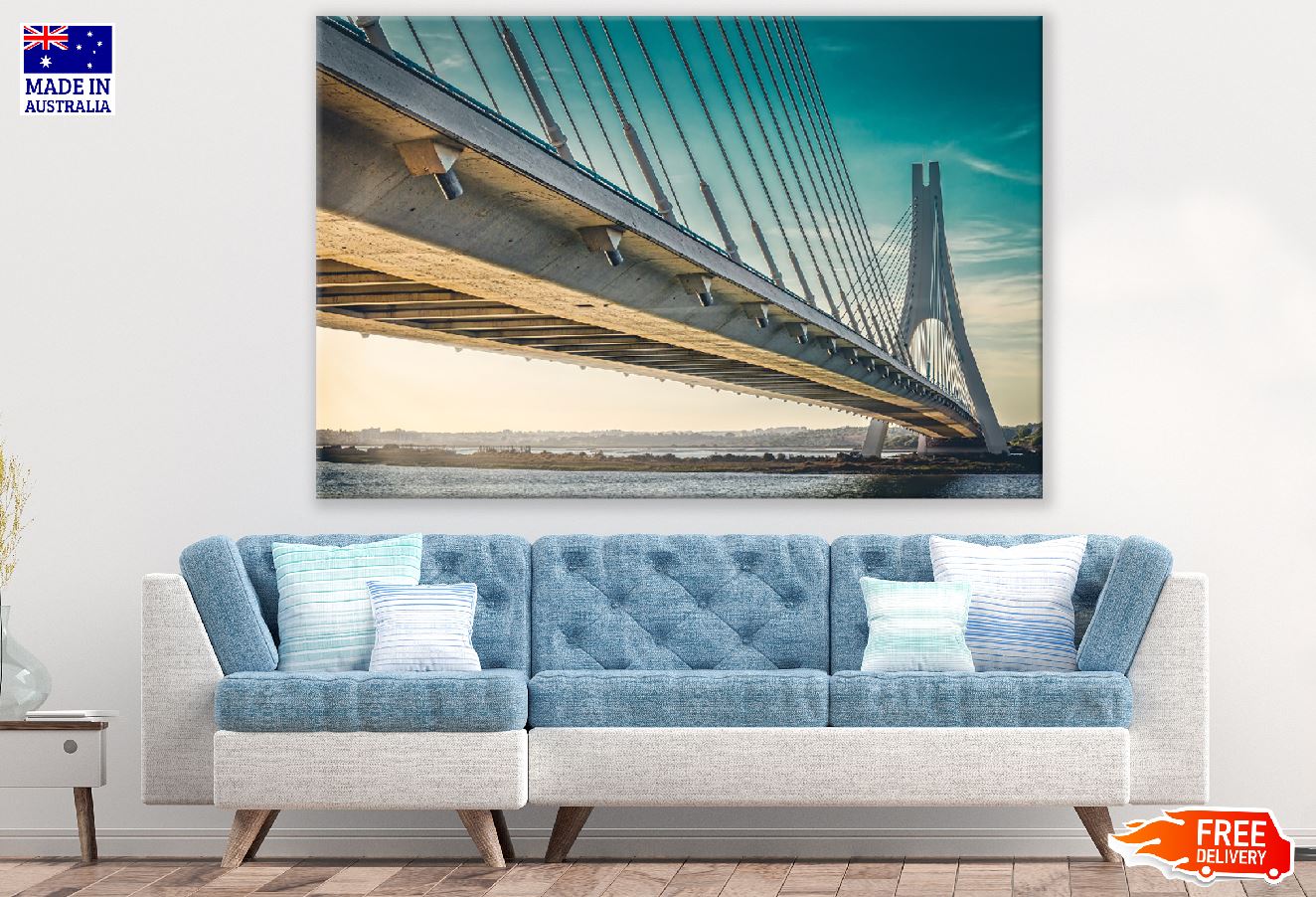 Bay Bridge Bottom View Photograph USA Print 100% Australian Made