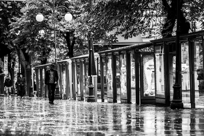 B&W City Photograph Print 100% Australian Made