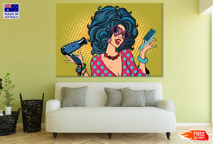 Hair Stylist Illustration Print 100% Australian Made