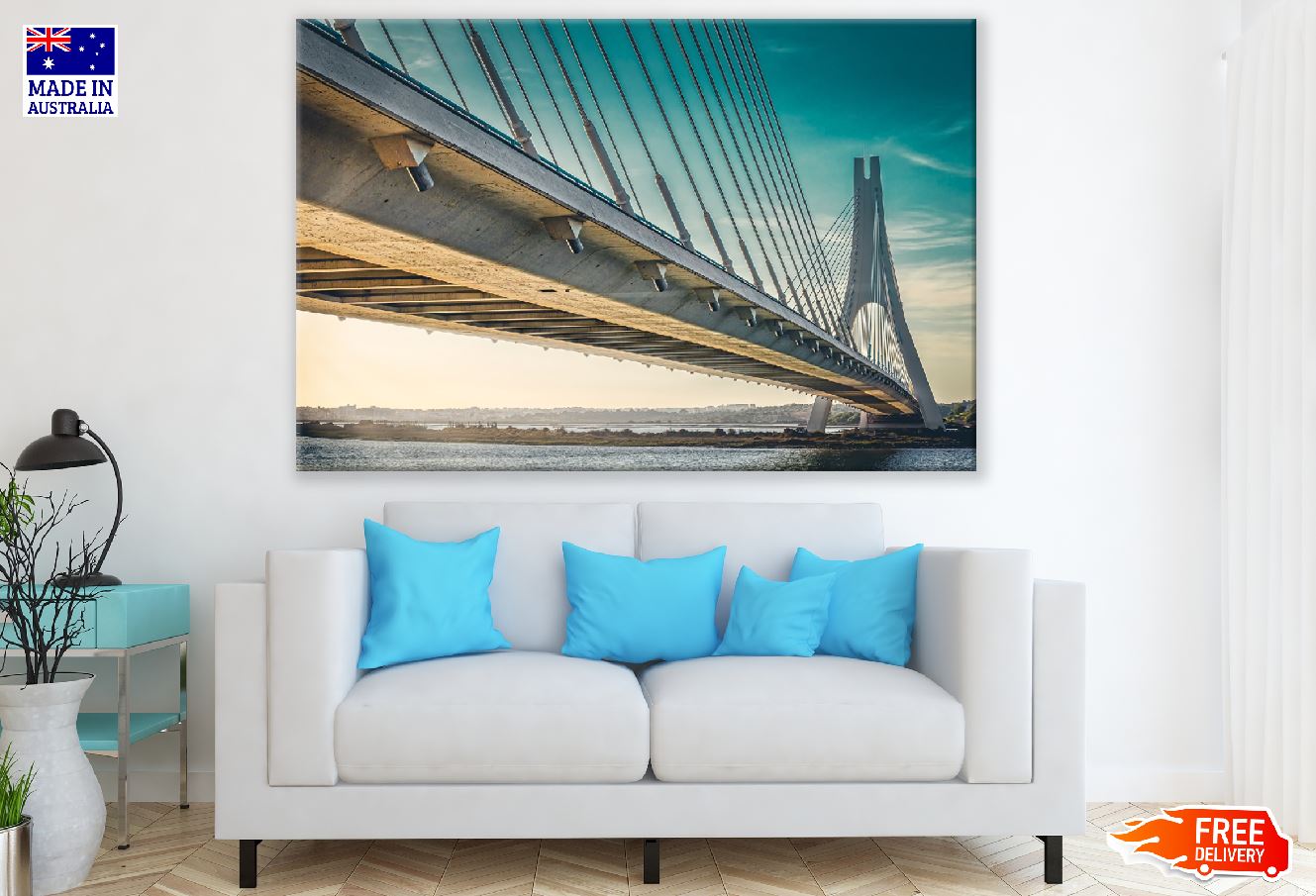 Bay Bridge Bottom View Photograph USA Print 100% Australian Made
