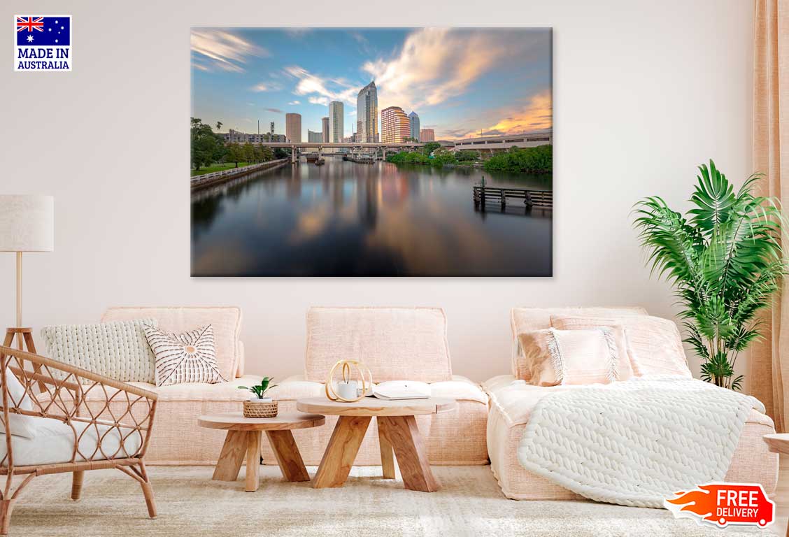 Florida USA & Lake View Photograph Print 100% Australian Made