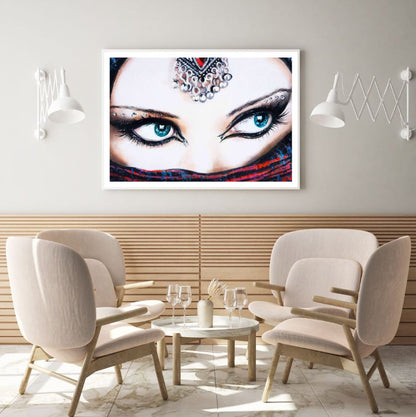 Woman Face Closeup Fashion Photograph Home Decor Premium Quality Poster Print Choose Your Sizes