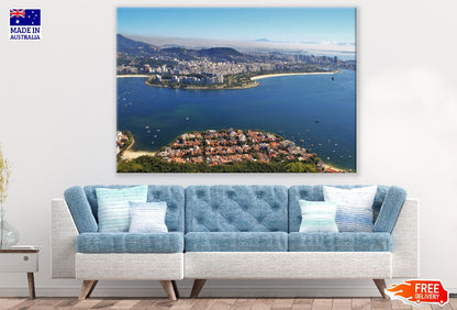 Sugarloaf Mountain & Rio de Janeiro, Brazil Print 100% Australian Made