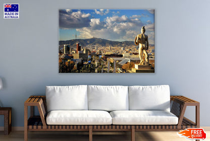 Placa d'Espanya Spain, Barcelona Sunset Photograph Print 100% Australian Made