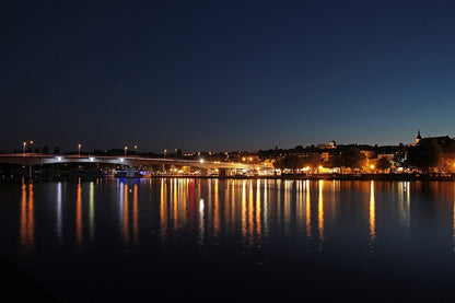 City Night Lights & Bridge Photograph Print 100% Australian Made
