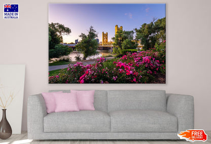Dawn over West Sacramento, California Photograph Print 100% Australian Made
