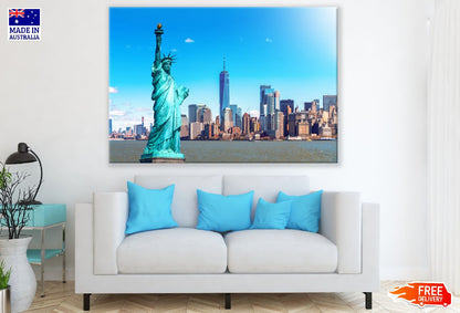 The Statue of Liberty Photograph Manhattan New York City Print 100% Australian Made