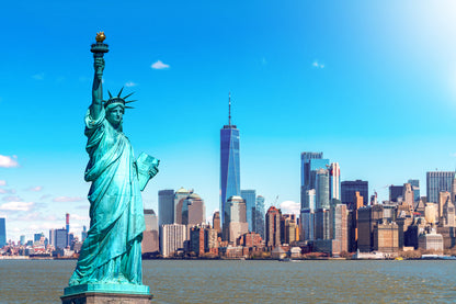 The Statue of Liberty Photograph Manhattan New York City Print 100% Australian Made