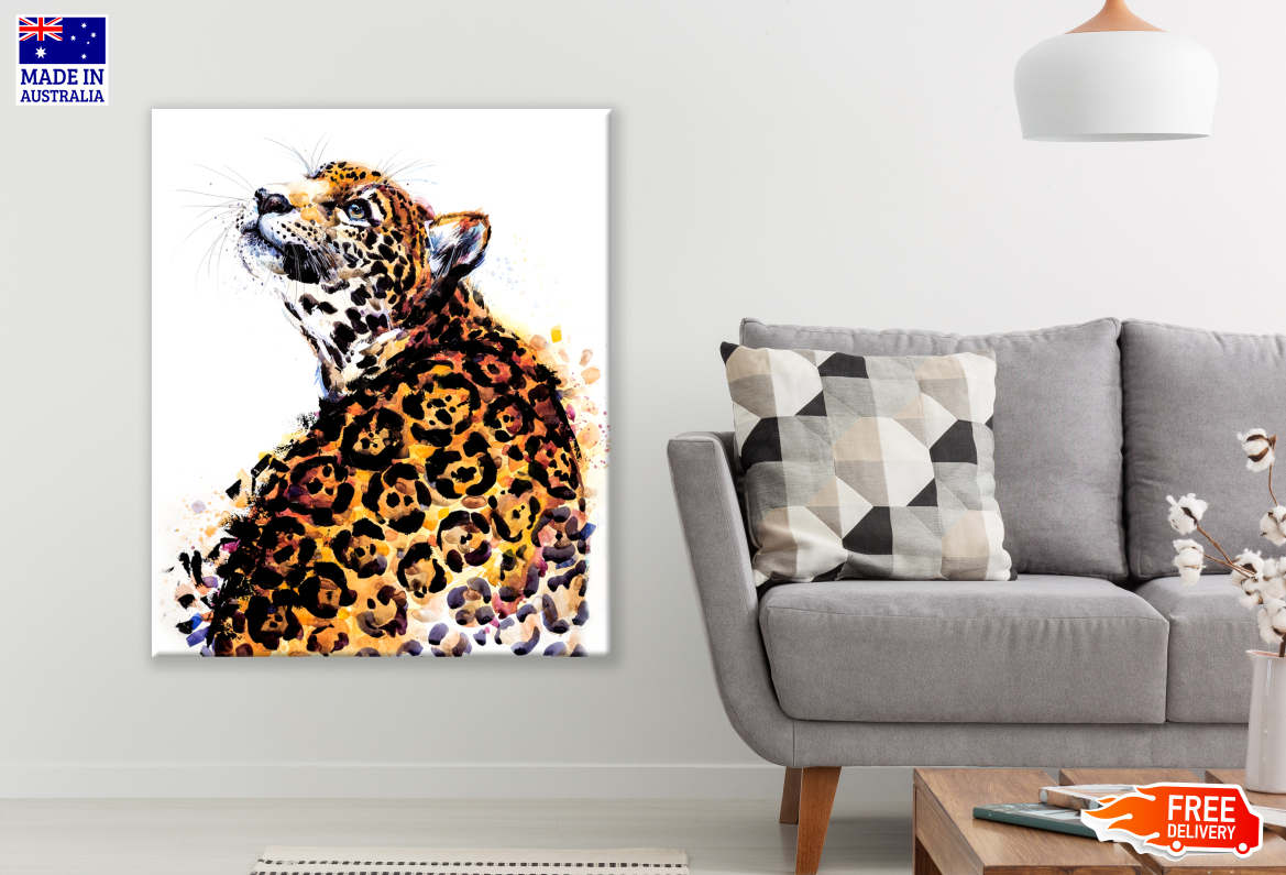 Jaguar Watercolor Painting Print 100% Australian Made