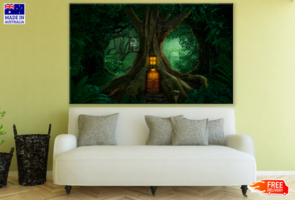 Tree House in Deep Forest Photograph Print 100% Australian Made