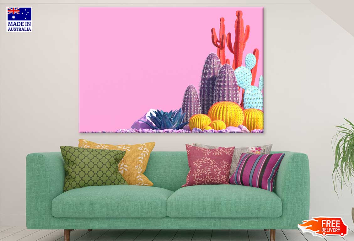 Cactus Plants Design Photograph Print 100% Australian Made