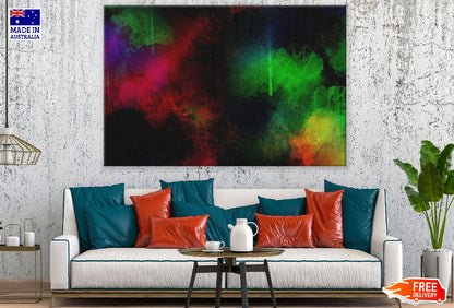 Red Green & Blue Abstract Design Print 100% Australian Made