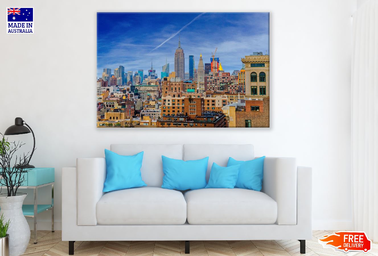 Empire State Building & New York City Photograph Print 100% Australian Made