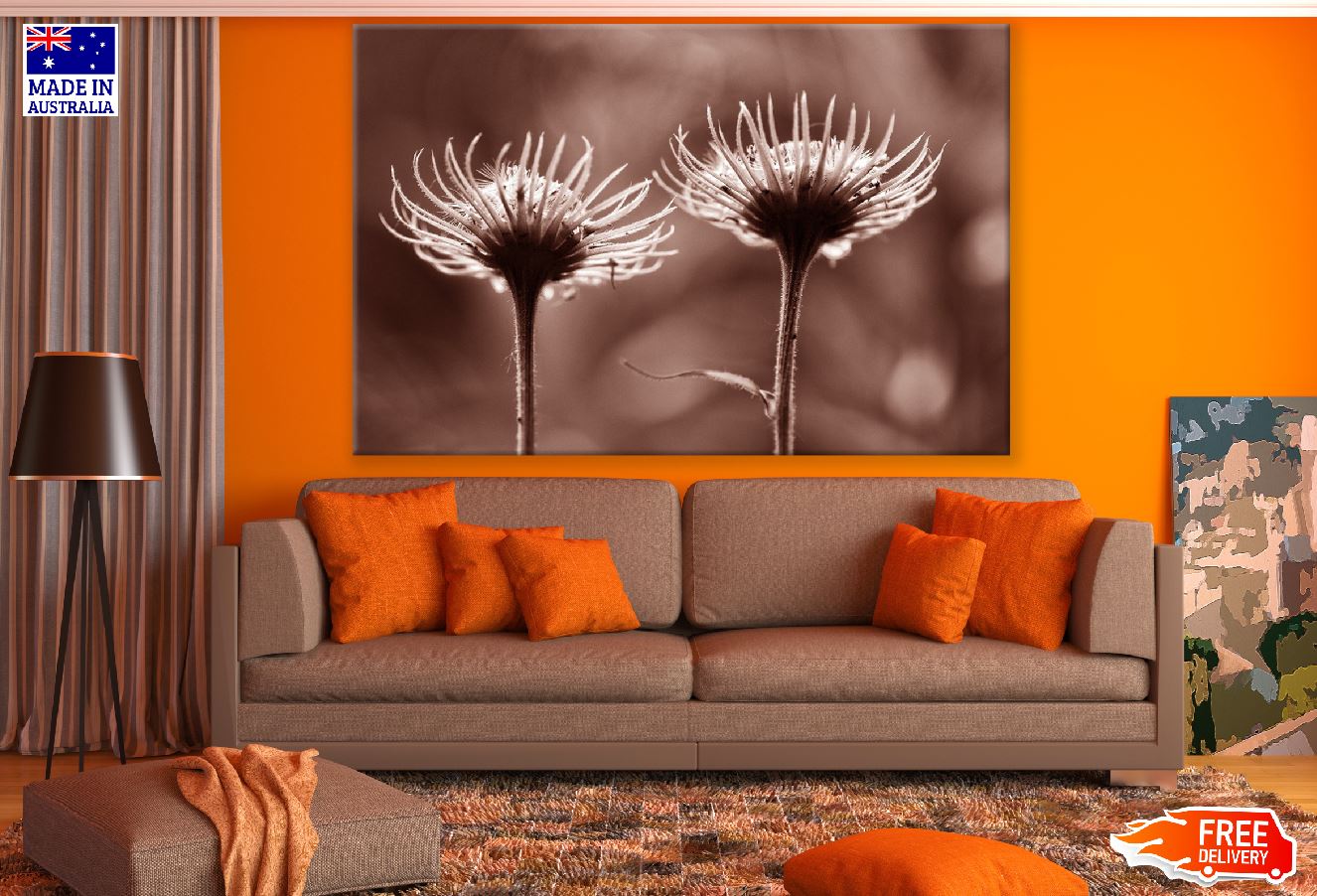 Dandelion Seed Head Closeup Photograph Print 100% Australian Made