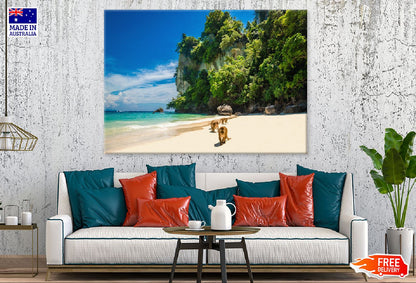 Monkey Beach View Phi Phi Islands Photograph Print 100% Australian Made