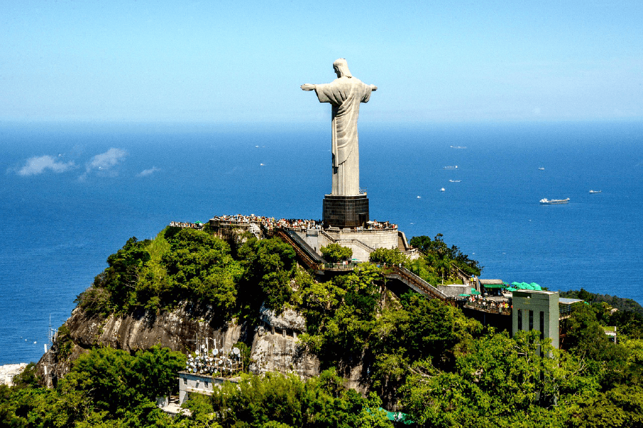 Famous Landmarks in Brazil Print 100% Australian Made