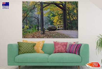 Cable Bridge Closed with Rock Photograph Print 100% Australian Made