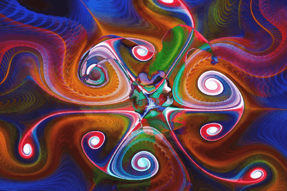 Colorful Abstract Design Print 100% Australian Made