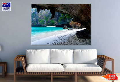Phi Phi Le Sea View From Cave Photograph Print 100% Australian Made