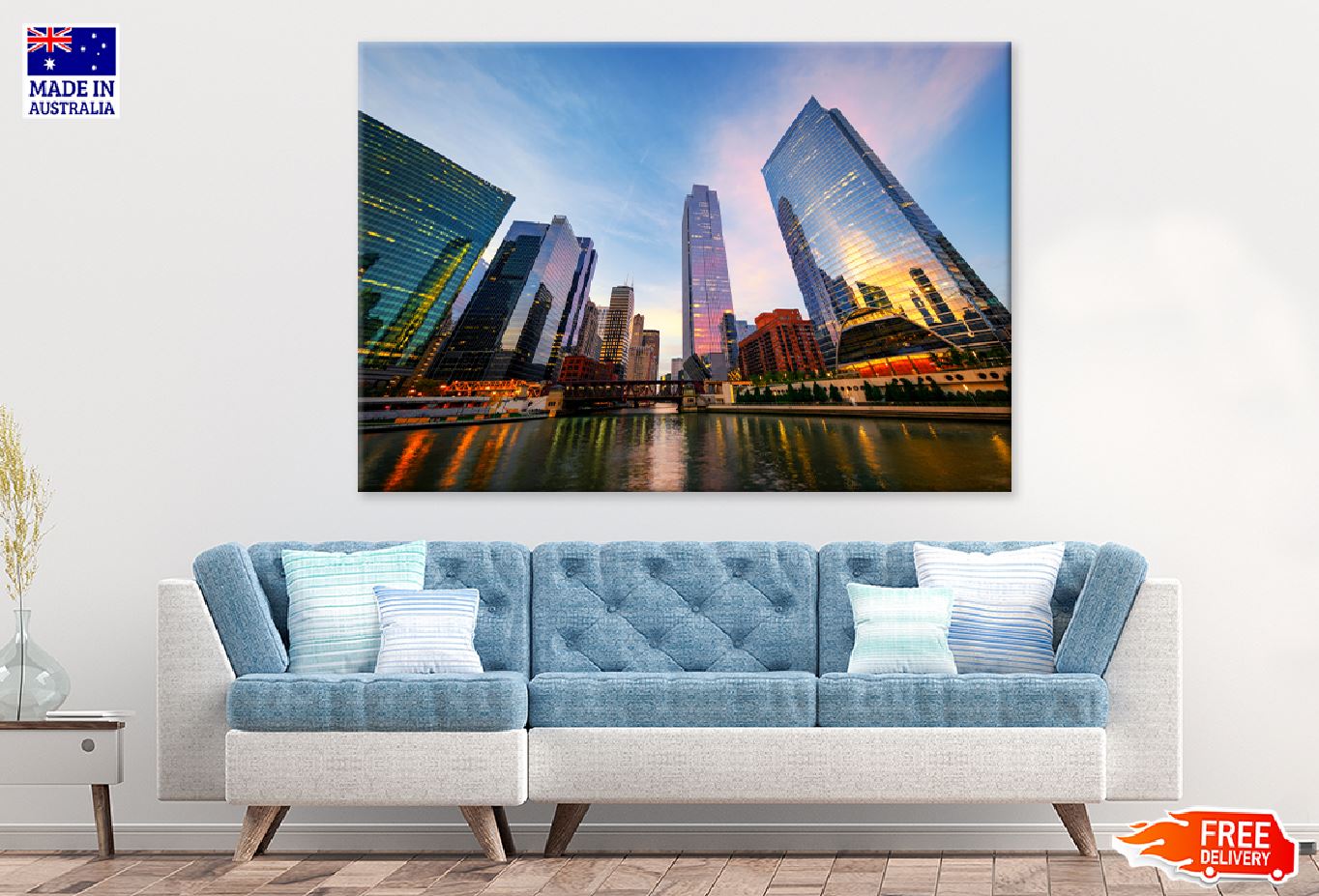 Chicago Building View From Below View Photograph Print 100% Australian Made