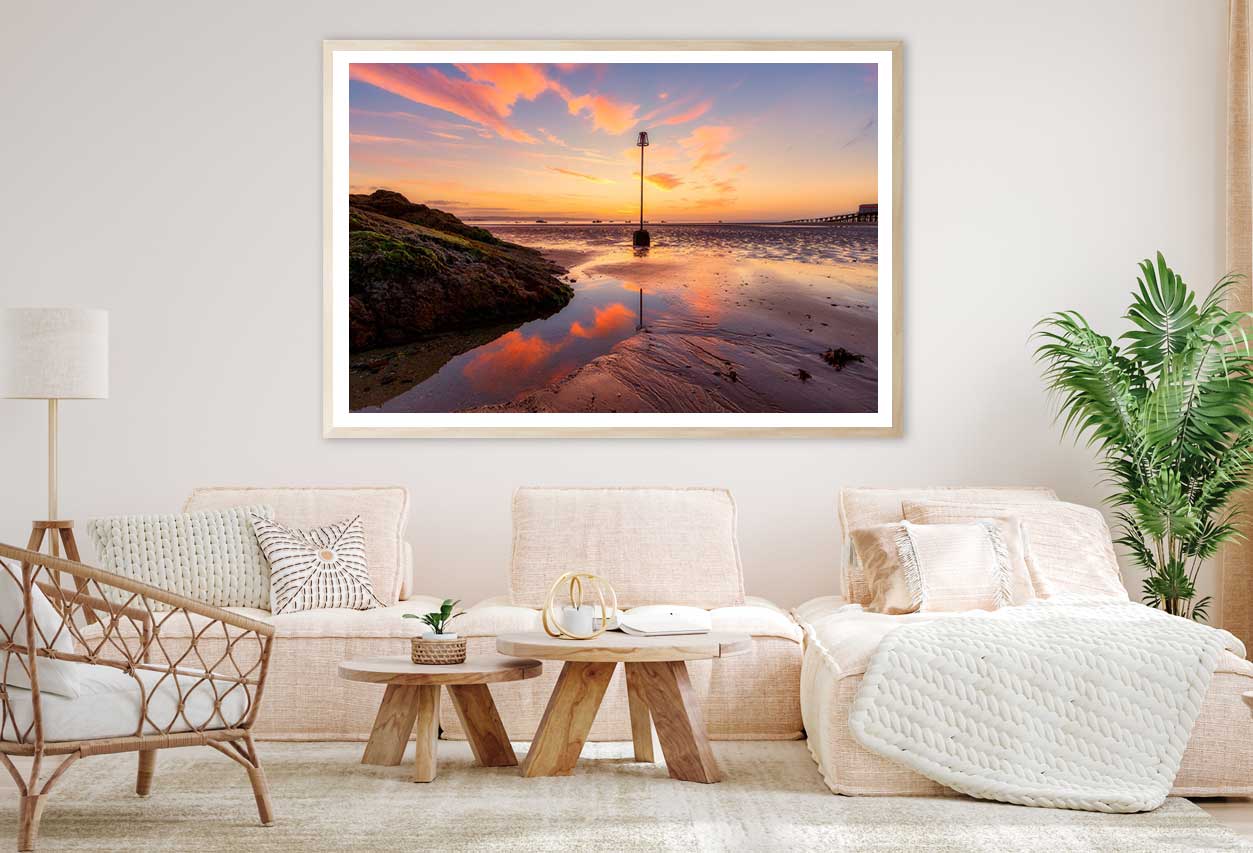 Tenby Seascape & Sunrise Scenery Photograph Home Decor Premium Quality Poster Print Choose Your Sizes