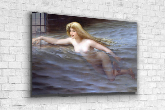 Nymphe by Luis Ricardo Print Tempered Glass Wall Art 100% Made in Australia Ready to Hang