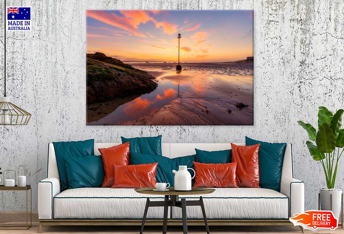 Tenby Seascape & Sunrise Scenery Photograph Print 100% Australian Made