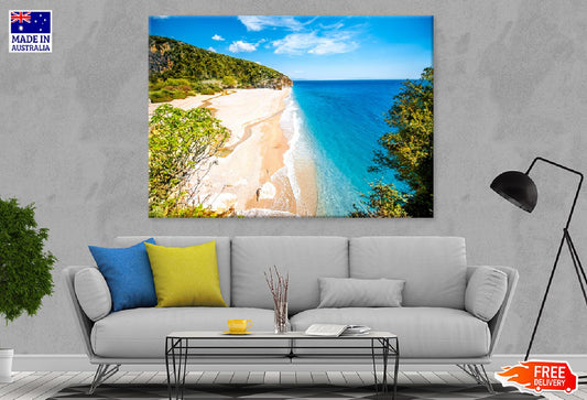 Gjipe beach with Rocks Photograph Print 100% Australian Made