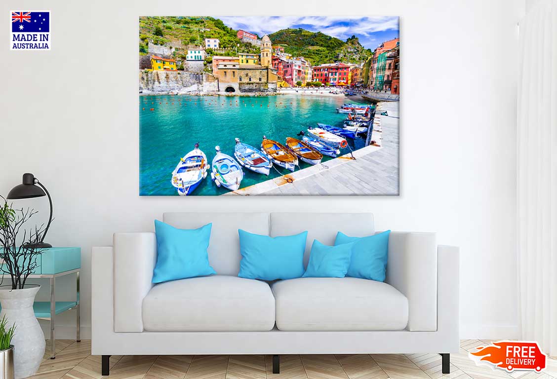 Terre Village Vernazza Liguria View Photograph Print 100% Australian Made