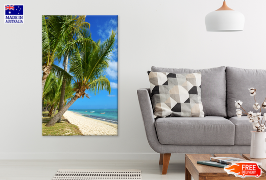 Palm Trees & Sea Sky View Photograph Print 100% Australian Made