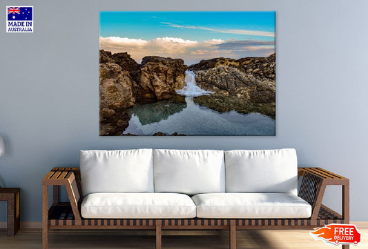 Beach Cove Sea View Scenery Photograph Print 100% Australian Made