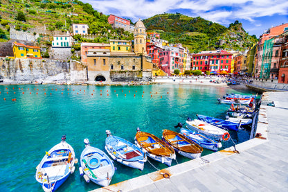 Terre Village Vernazza Liguria View Photograph Print 100% Australian Made