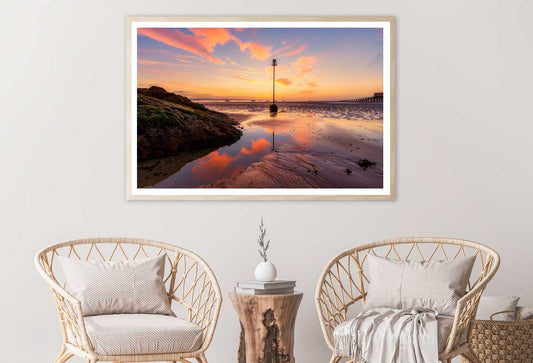 Tenby Seascape & Sunrise Scenery Photograph Home Decor Premium Quality Poster Print Choose Your Sizes