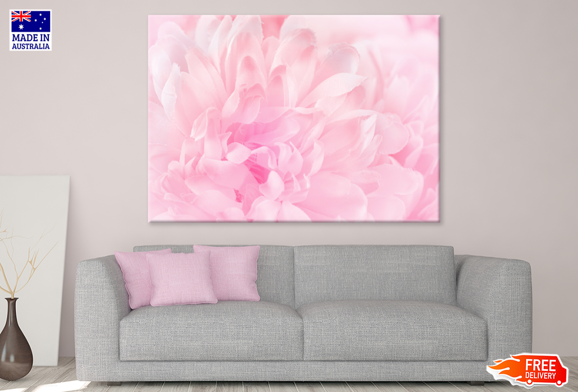 Pink Flower Macro Closeup View Photograph Print 100% Australian Made
