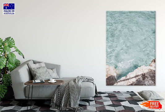 Sea Shore Rocks View Photograph Print 100% Australian Made