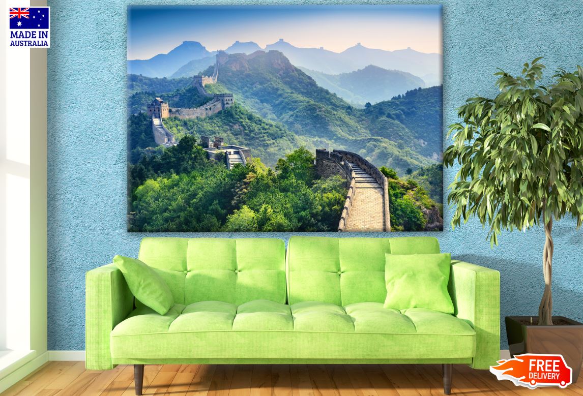 Great Wall Chine Nature Scenery Photograph Print 100% Australian Made