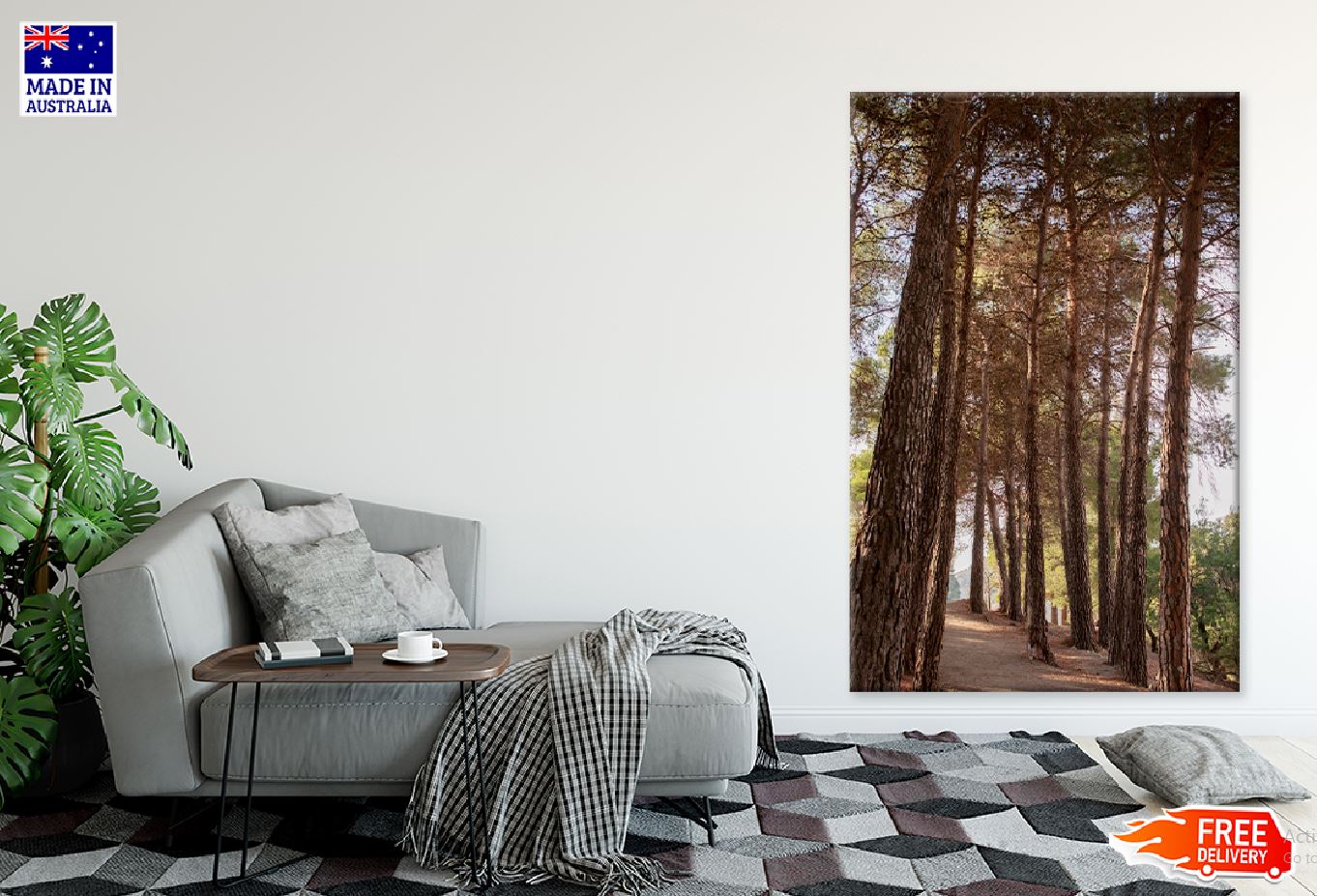 Tall Trees Forest View Photograph Print 100% Australian Made