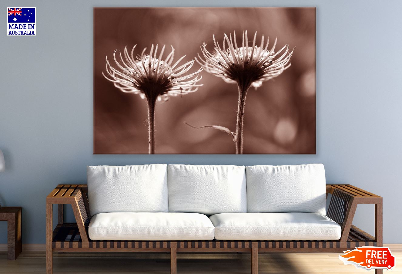 Dandelion Seed Head Closeup Photograph Print 100% Australian Made