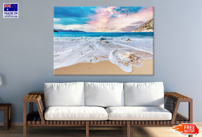 Myrtos Beach View Photograph in Kefalonia Print 100% Australian Made