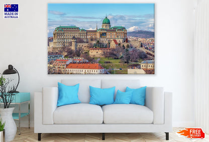 Buda Castle Aerial View Photograph Hungary Print 100% Australian Made