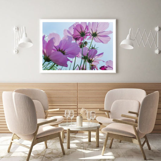 Pink Flowers Closeup Photograph Home Decor Premium Quality Poster Print Choose Your Sizes