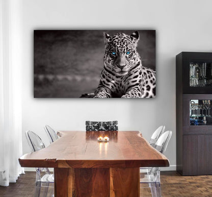 Leopard Blue Eyes Minimalist Print 100% Australian Made